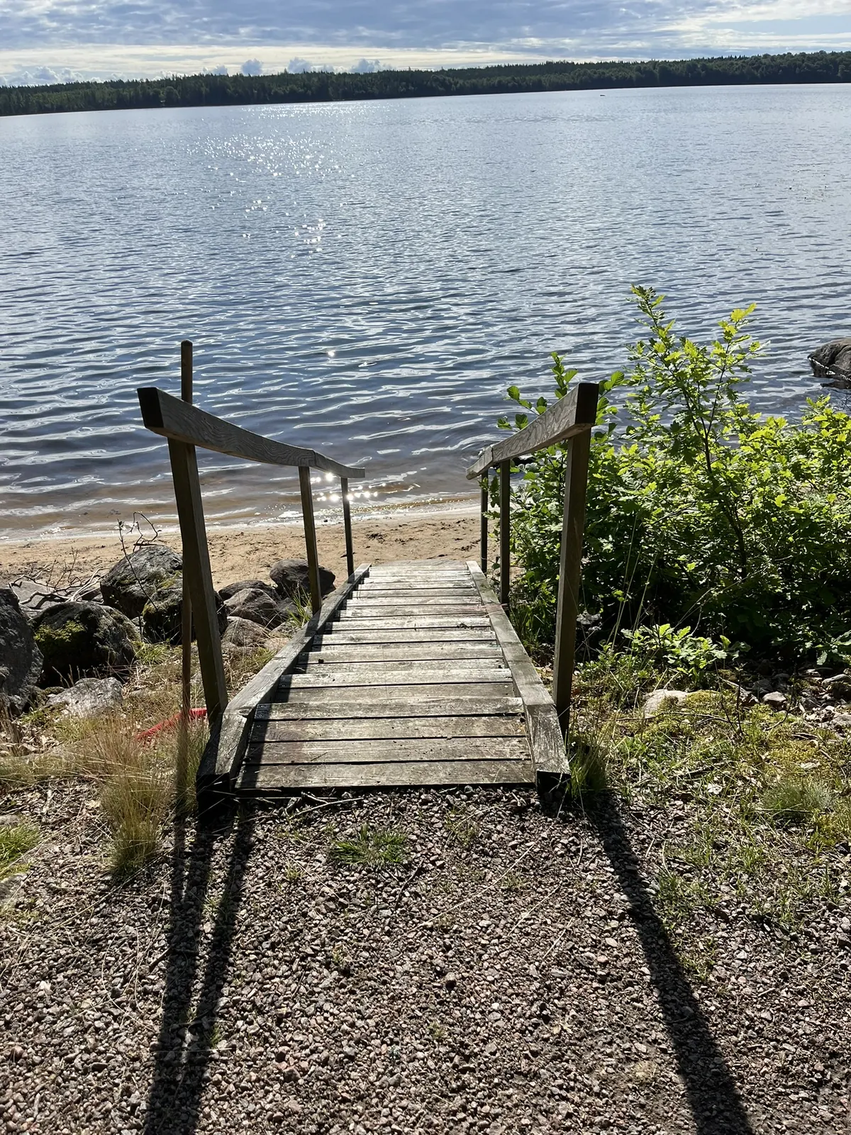 Vacker badplats - Joarsbo Gård