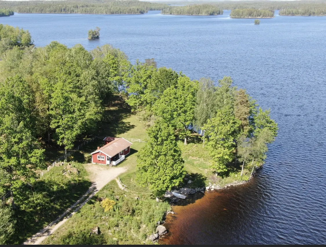 Fågelvy över Sjölyckan - Joarsbo Gård