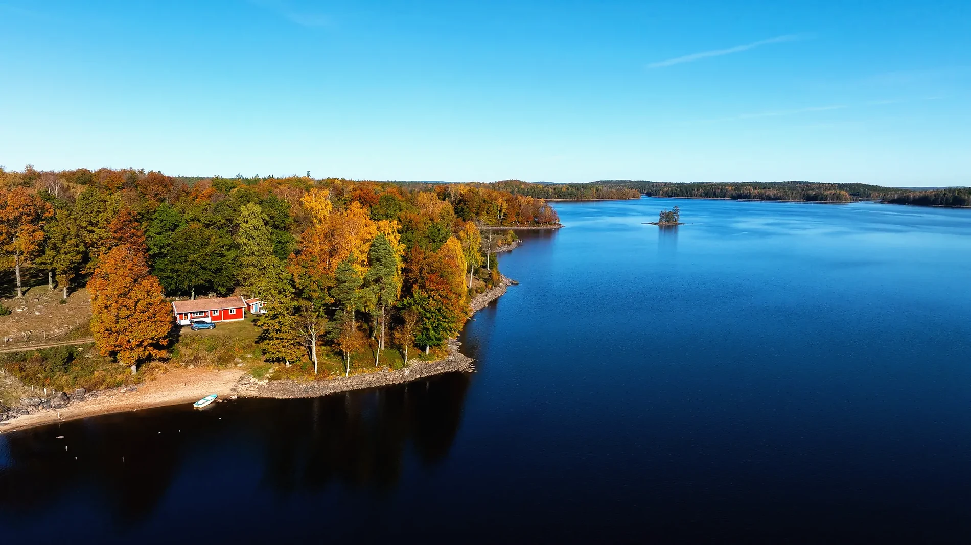Underbar stuga mitt i Fegens Naturreservat